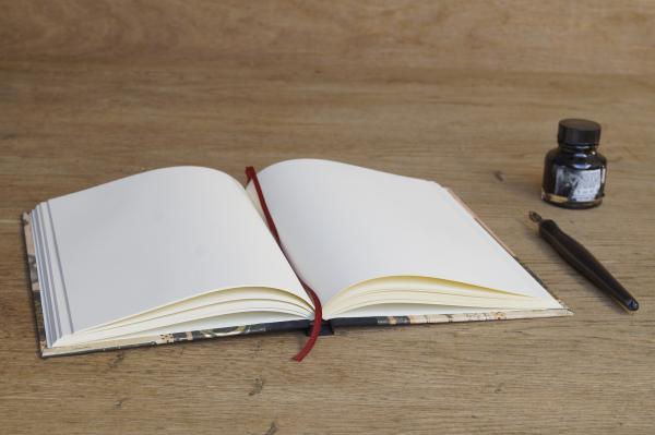 Fadenheftung Notizbuch Papeterie Schreibweise